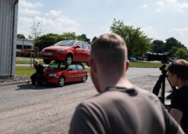 BarneLAB Beteiligungswerkstatt Wunstorf zukunftsfähige Mobilität Barnestraße Verkehrswende Anwohner Vorbote der Mobilitätswende Kunst Kunstinstallation Autos