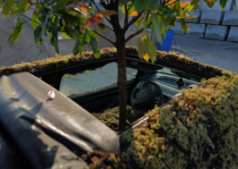 BarneLAB Beteiligungswerkstatt Wunstorf zukunftsfähige Mobilität Barnestraße Verkehrswende Anwohner Vorbote der Mobilitätswende Kunst Kunstinstallation Autos