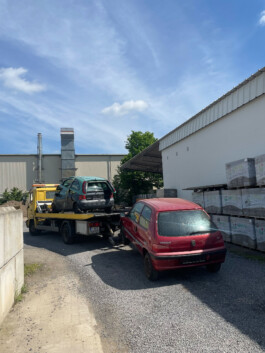 BarneLAB Beteiligungswerkstatt Wunstorf zukunftsfähige Mobilität Barnestraße Verkehrswende Anwohner Vorbote der Mobilitätswende Kunst Kunstinstallation Autos